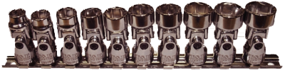 10 Piece 3/8 Inch Drive 6 Point Metric Universal Sockets 10-19mm