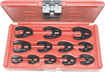 12 Piece SAE Flare Nut Crowsfoot Set