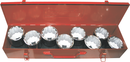 9 Piece 3/4 Inch Drive SAE Socket Set