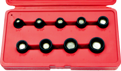 9 Piece 3/8 Inch Drive Magnetic SAE Impact Socket Set 1/4 Inch .3/4 Inch 