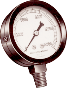 Pressure Gauge Fluid Filled 10 000 Psi