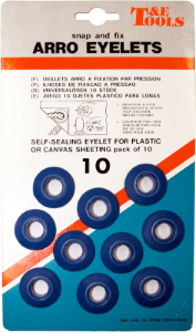 10 Piece Arro Eyelet Set (Snap & Fix)