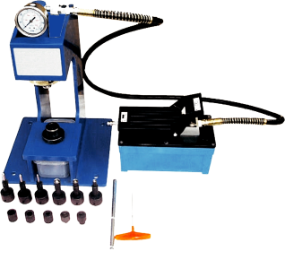 Pneumatic Brake Lining Shoe Loader With Air Pump