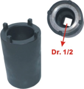 41.2 45mm 4 Pin 1/2 Inch Drive Socket