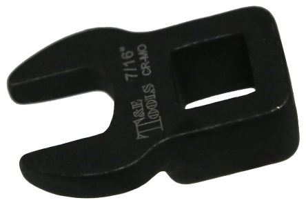 7/16 Inch 3/8 Inch Drive Crowsfoot Wrench