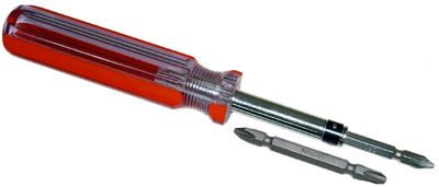 Motorcycle 4 Way Screwdriver 1/4 Inch Shaft