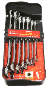 7 Piece  SAE Combination Wrench Set 3/8"-3/4"