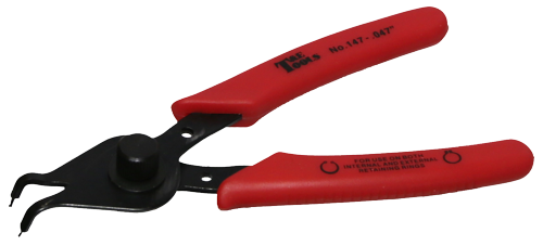 5.1/2 Inch .047 Inch Tip 72 Degree Circlip Pliers