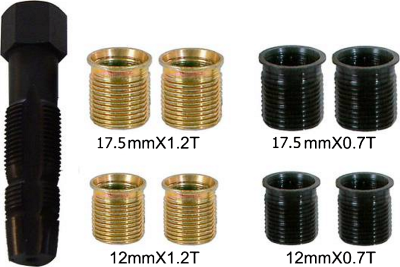 14mm Cylinder Spark Plug Head Rethreader Kit