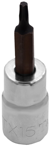 T15 3/8" Drive Torx-r Driver Socket (American Chrome Style)