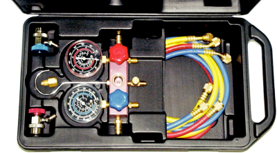 R12 & R134a Air Conditioning Manifold Gauge Set