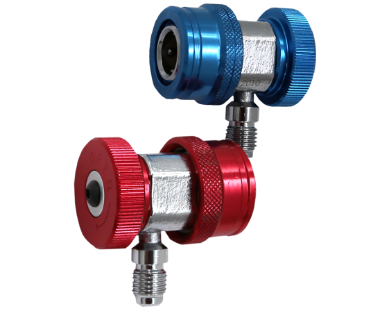 R134a 90 Degree Manual Service Couplers