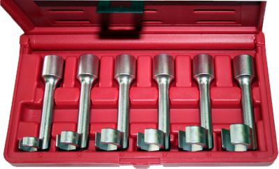 6 Piece 6 Point Open Ended Ring Wrench Socket Set