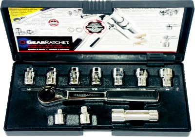 11 Piece20mmdrive SAE Gearratchet Socket .Set 3