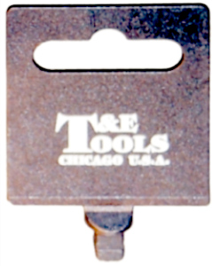 Plastic Hang Tag 1/4 Inch Drive