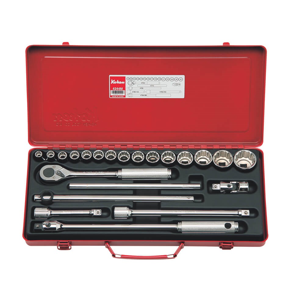 SOCKET SET 1/2DR 3/8-1 1/4AF(22PC KO4244A