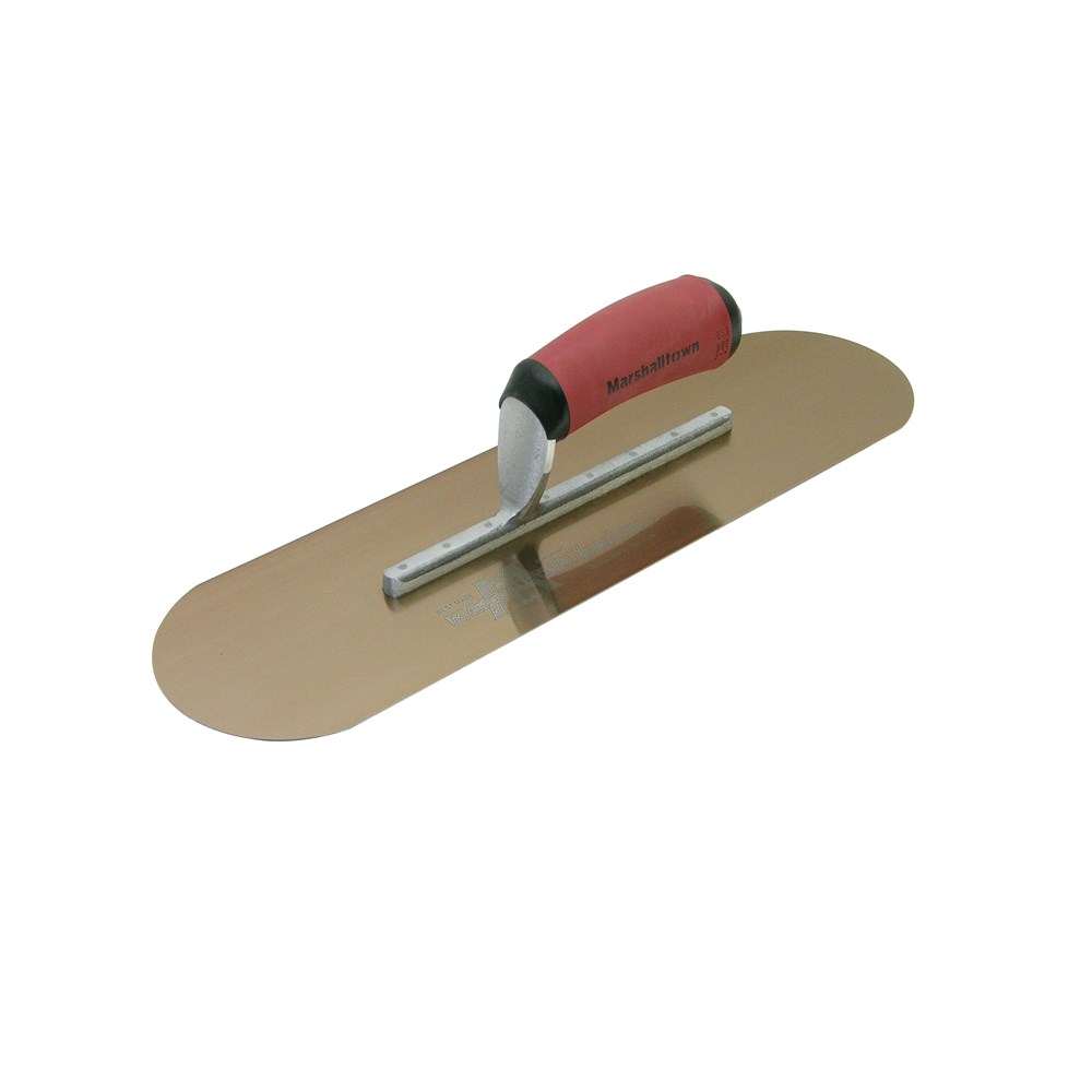 Trowel Pool Golden S/Steel 254x76mm Durasoft Handle Mtsp10gsd