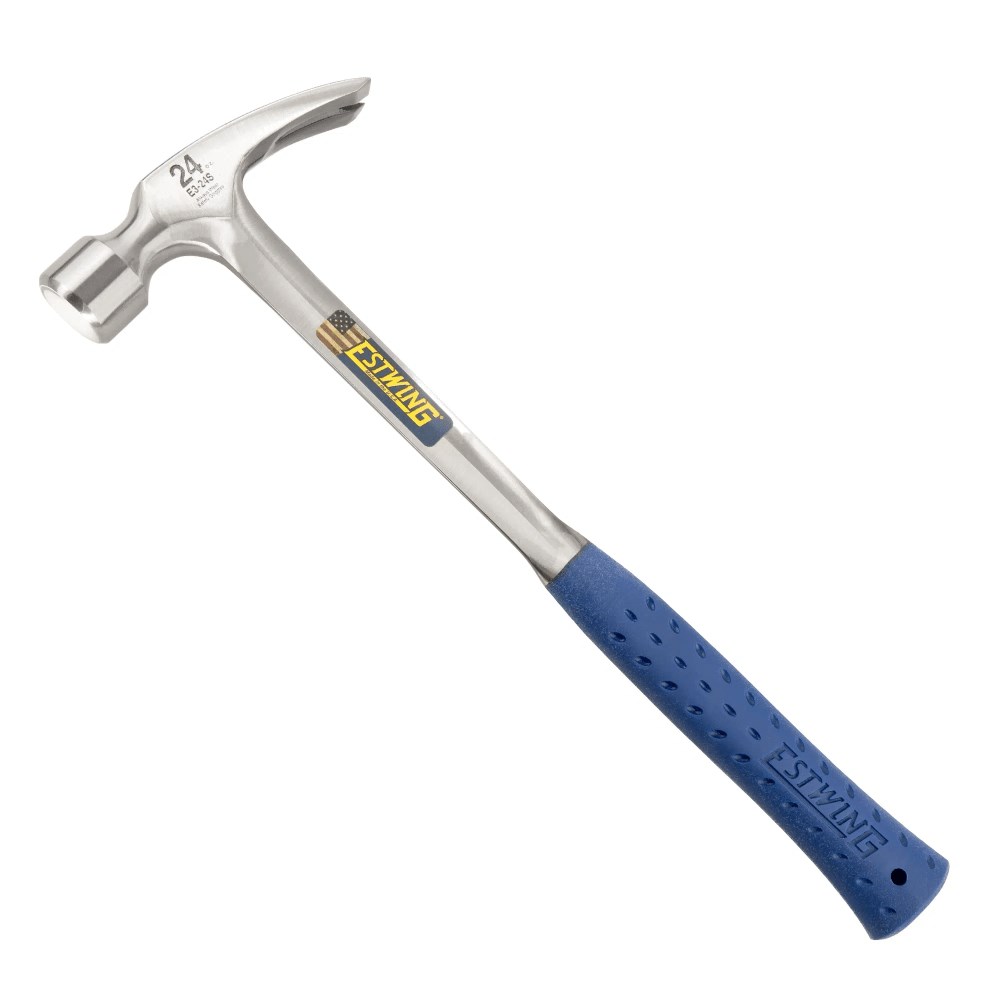 EWE3-24S - Estwing 24 Oz Framing Hammer with Nylon Shock Reduction Grip