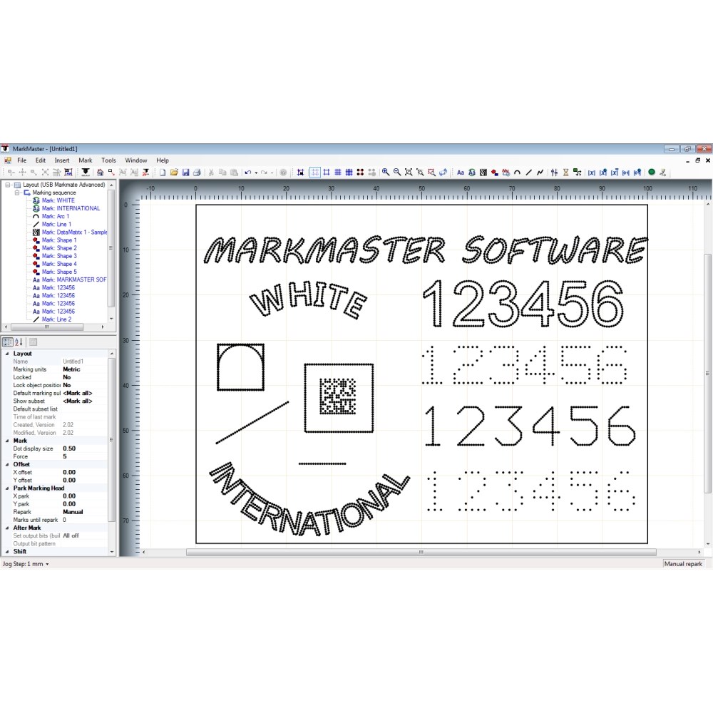 Marking Machine Software Suits Benchdot Series Prymarkmaster 3000