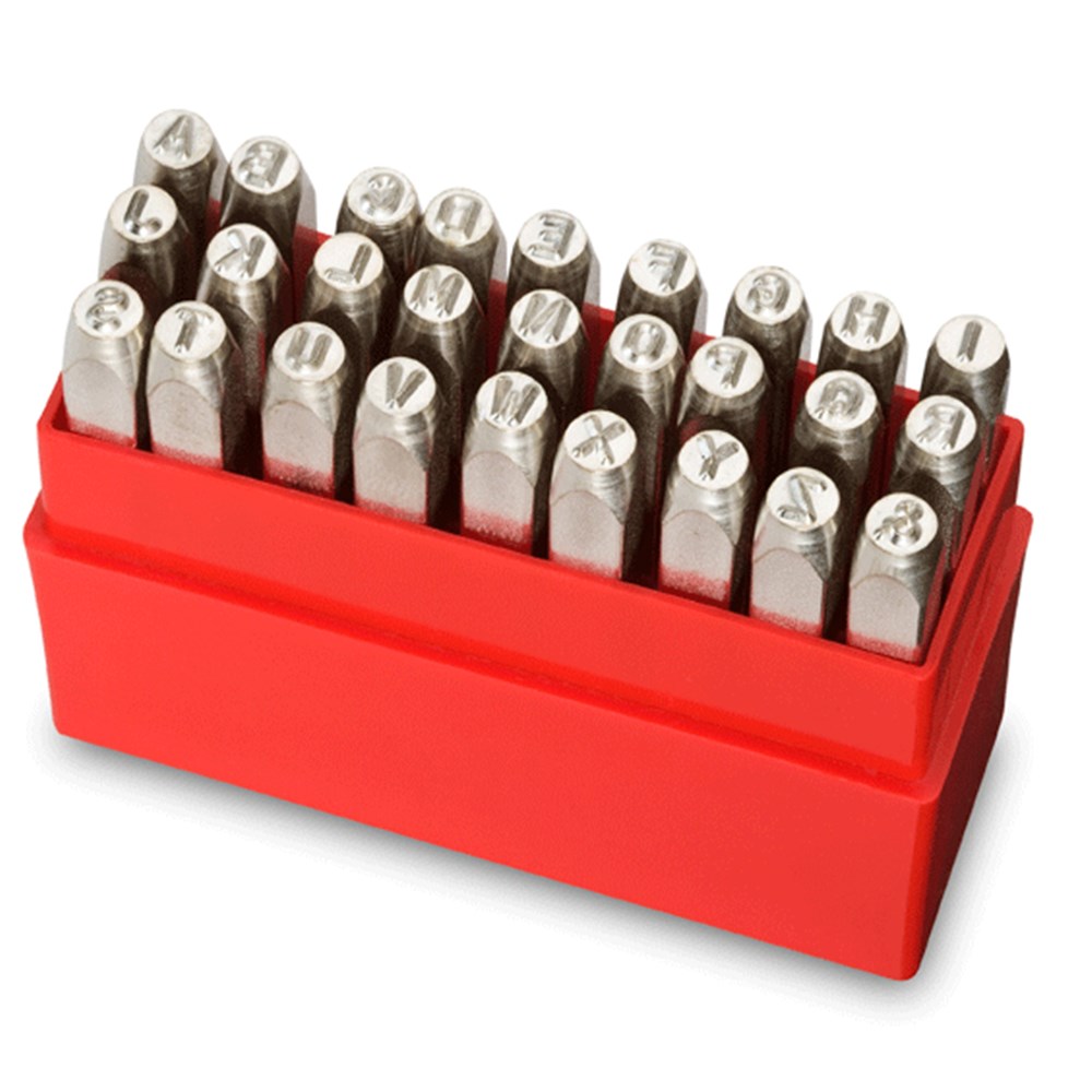 Individual Punch Set Positive 1.0mm Alphabet Set Prypas010