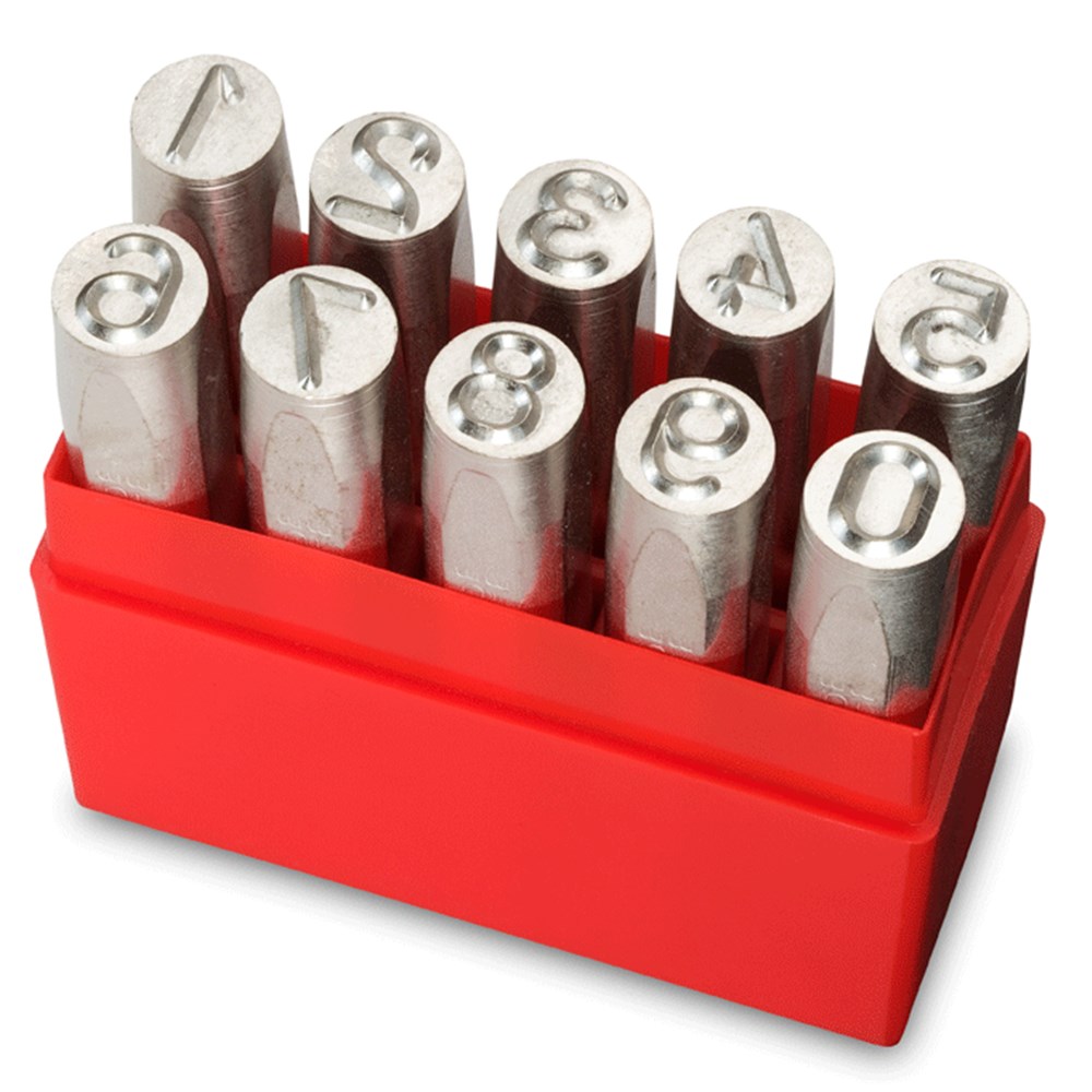 Individual Punch Set Positive 2.5mm Number Set Prypns025