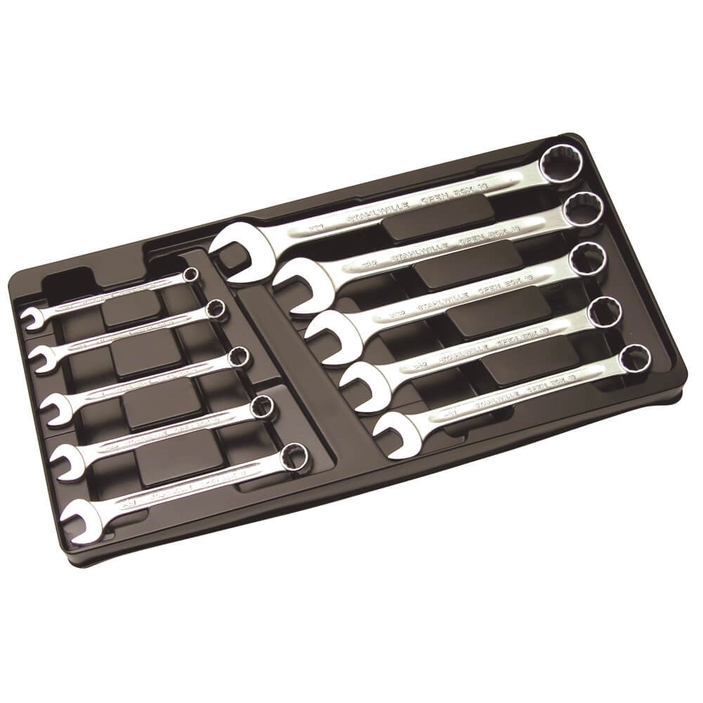 Spanner Set Combination #13 10pc 1/4 Inch - 3/4 AF - 96404812 SW13a/10 Kt