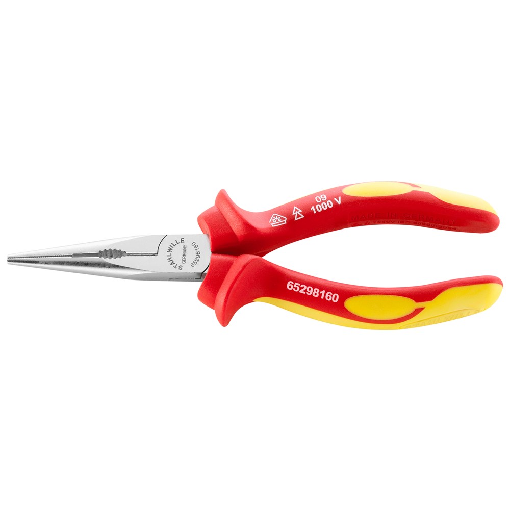 Pliers VDE Snipe Nose With Cutter 200mm Long - 65298200 SW6529 8 200