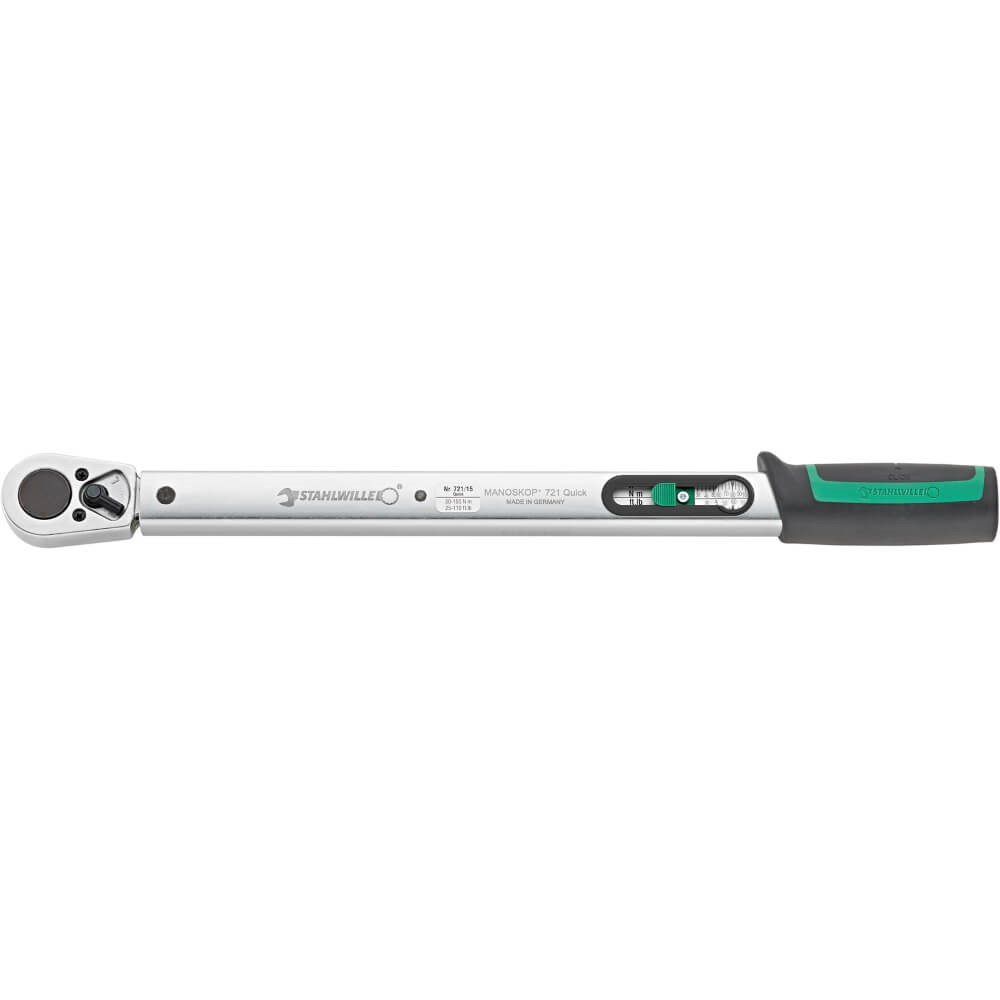 Torque Wrench With Reversible Ratchet Size 15 30-150nm 1/2 Drive SW721/15 - 50200015