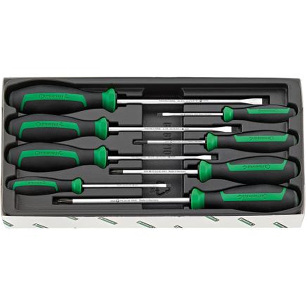 SET  8PC DRALL+ SCREWDRIVER   5 SLOT / 3 PHILIPS HEAD SW4692/8 - 96469215