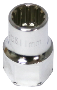 11mm 19mm Drive Hole Thru Multi Lock Socket