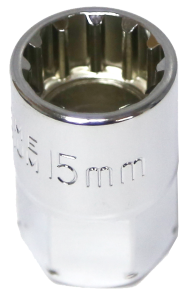 15mm 19mm Drive Hole Thru Multi Lock Socket