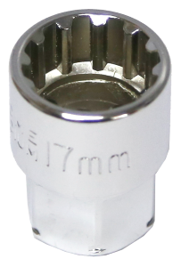 17mm 19mm Drive Hole Thru Multi Lock Socket