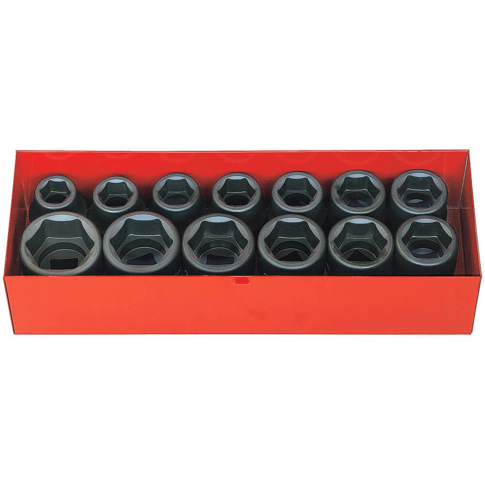 KO16201A - KoKen 3/4" Drive 11Peice Impact Socket Set 3/4"-1.1/2" AF  6PT