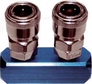 2 Way Air Coupler