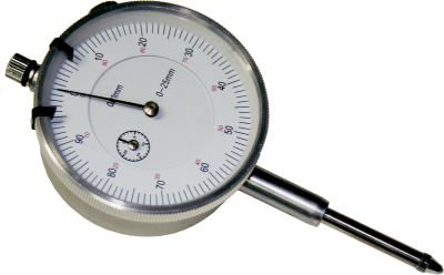 60mm Dial Gauge 0.01mm 1mm 25mm Travel