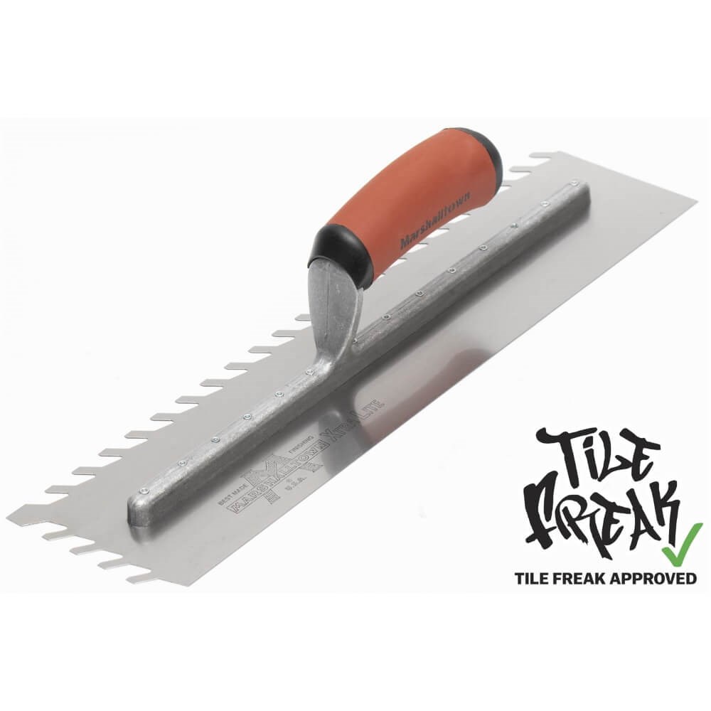 MTLF1216SD - LayFlat‚Ñ¢ Notched Trowel  13mm notches -406mm x 102mm