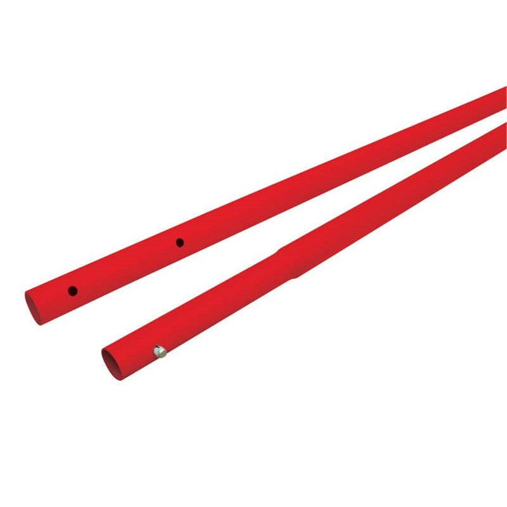 MTRED700863 - Handle Section  round swaged  3048mm long  44mm dia - red