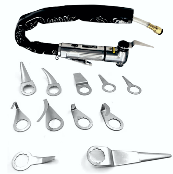 Windscreen Removal Air Knife Kit with 11 Air Knifes