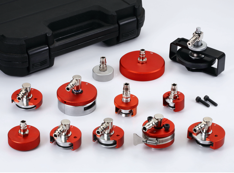 12 Piece Brake Pressure Bleeder Adaptor Set