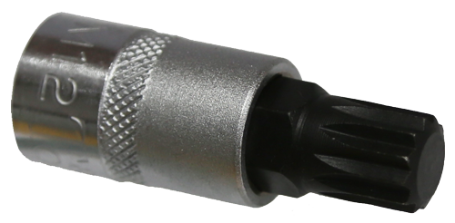 M12 Spline 3/8 Inch Drive Socket 50mm Long