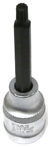 M6 Spline 1/2 Inch Drive Socket 100mm Long