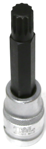 M12 Spline 1/2 Inch Drive Socket 100mm Long