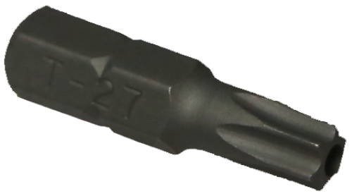 T27 Tamper Torx 1/4 Inch Hex Bit 25mm L