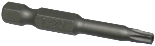 T20 Tamperproof Torx 1/4 Inch Hex Bit 50mm L