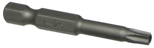 T25 Tamperproof Torx 1/4 Inch Hex Bit 50mm L