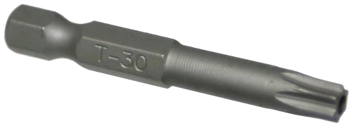 T30 Tamperproof Torx 1/4 Inch Hex Bit 50mm L