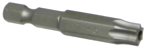 T45 Tamperproof Torx 1/4 Inch Hex Bit 50mm L