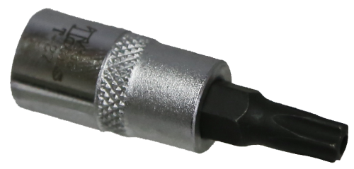 T27 1/4 Inch Drive Tamper Torx Socket 30mm Long