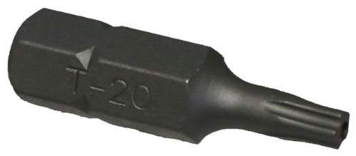 T20 Tamper Torx-Plus Impact Bit 5/16 Inch Hex 30mm Long