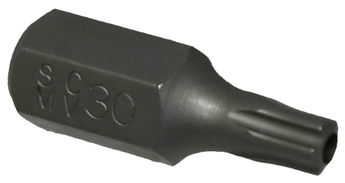 T30 5point Tamper Torx-Plus Impact Bit 10mm Hex 30mm Long